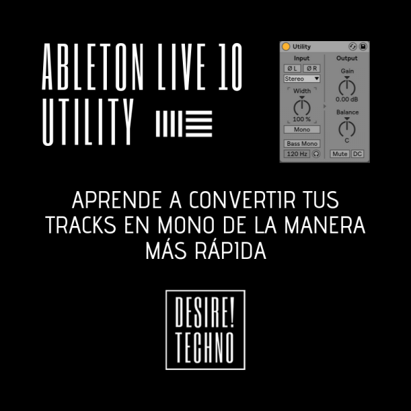 Ableton Live 10 Utility Mono