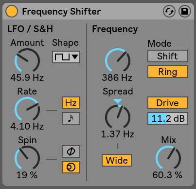 Frequency Shifter Ableton Live